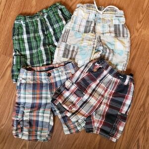 Toddler Boy Bundle Multicolor Plaid Shorts Set